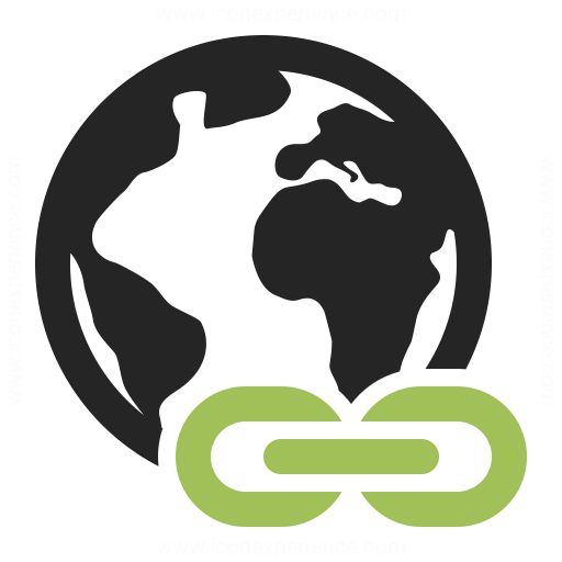 512x512 Earth Link Icon Iconexperience