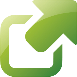 256x256 Web Green External Link Icon