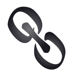 256x256 Black Web Link Icon Free Icons Download