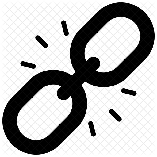 512x512 Chain Link Icon Of Glyph Style