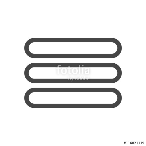 500x500 Menu Vector Icon, Web Menu Icon Stock Image And Royalty Free