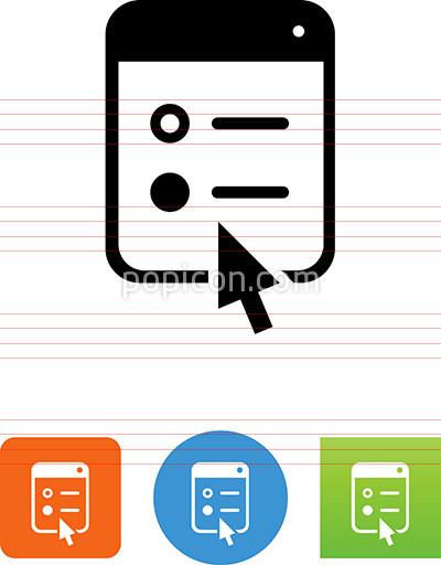 400x512 User Interface Popup Menu Icon