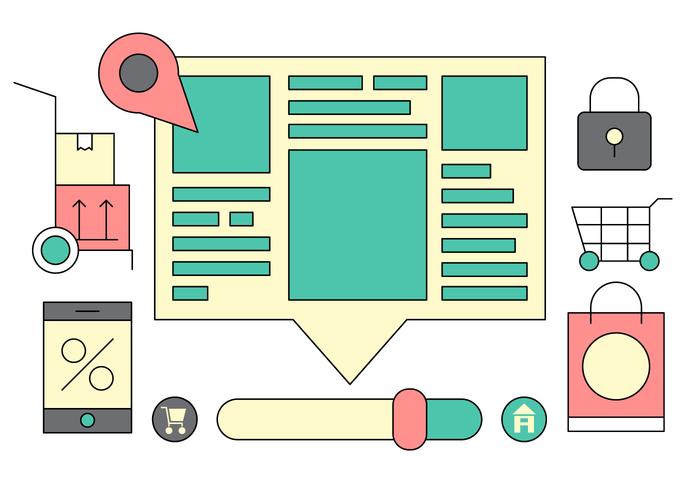 700x490 Web Portal Ui Vector Icons