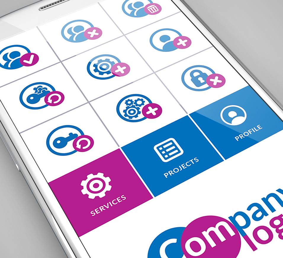 956x872 Corporate Web Portal Icons Mila Kononova