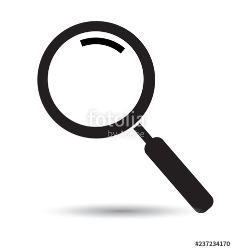 Search Icon Vector Flat Icon Magnifying Glass Isolated On White 467x500 Search Icon Vector Flat Icon Magnifying Glass Isolated On White