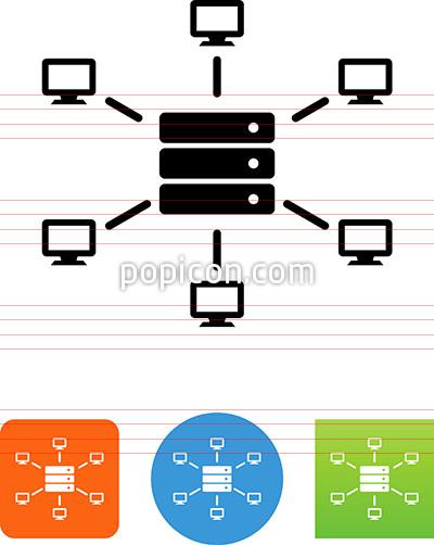 Server Hub Network Icon 400x502 Server Hub Network Icon