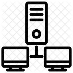 Web Server Icon Of Line Style 256x256 Web Server Icon Of Line Style