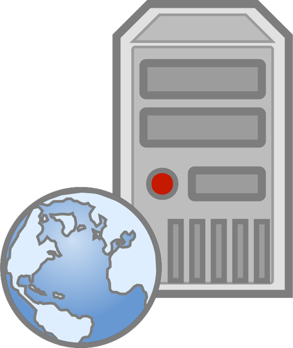 Web Server Icon Vector Image 420x500 Web Server Icon Vector Image