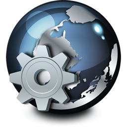 256x256 Network Service Icon World