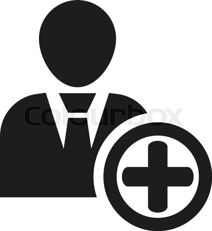 735x800 The Add User Icon Add Friend And Stock Vector Colourbox