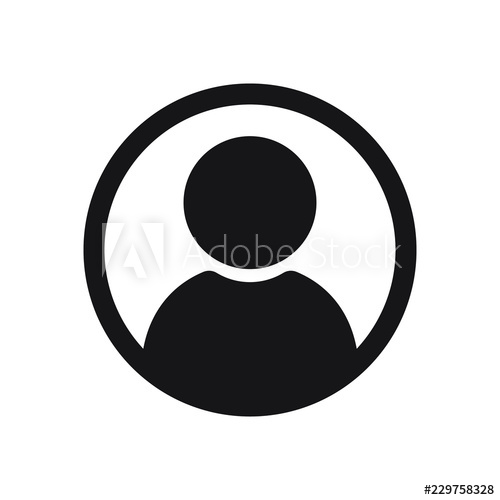 500x500 User Icon In Flat Style, Person Icon, User Icon For Web Site, User