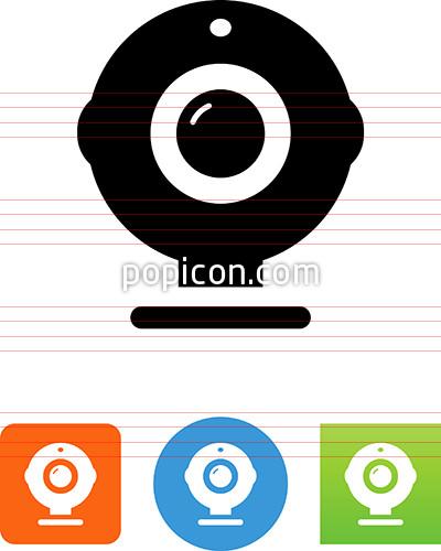 400x500 Vector Webcam Icon