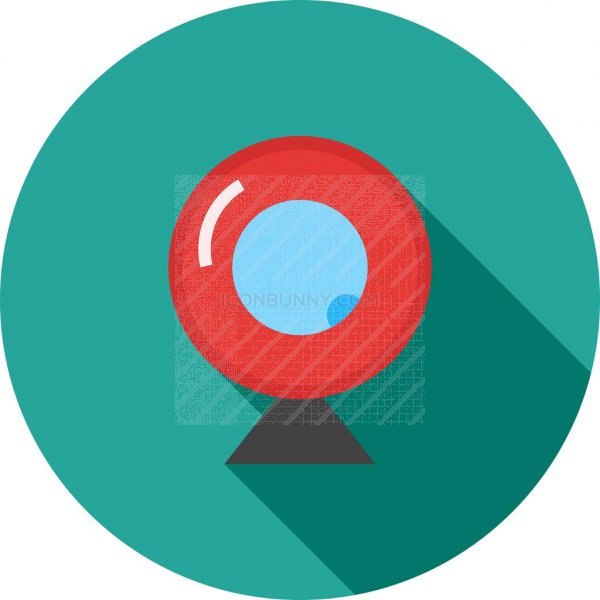 600x600 Webcam Flat Shadowed Icon