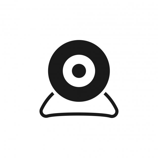 640x640 Webcam Icon Design Template Vector Isolated, Camera, Cam, Webcam