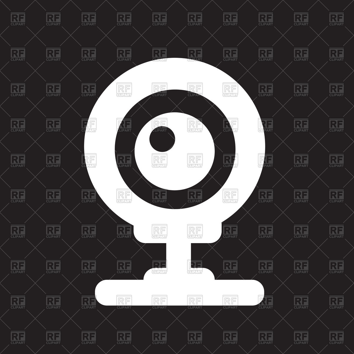 1200x1200 Webcam Icon Vector Image Of Technology Tumdee