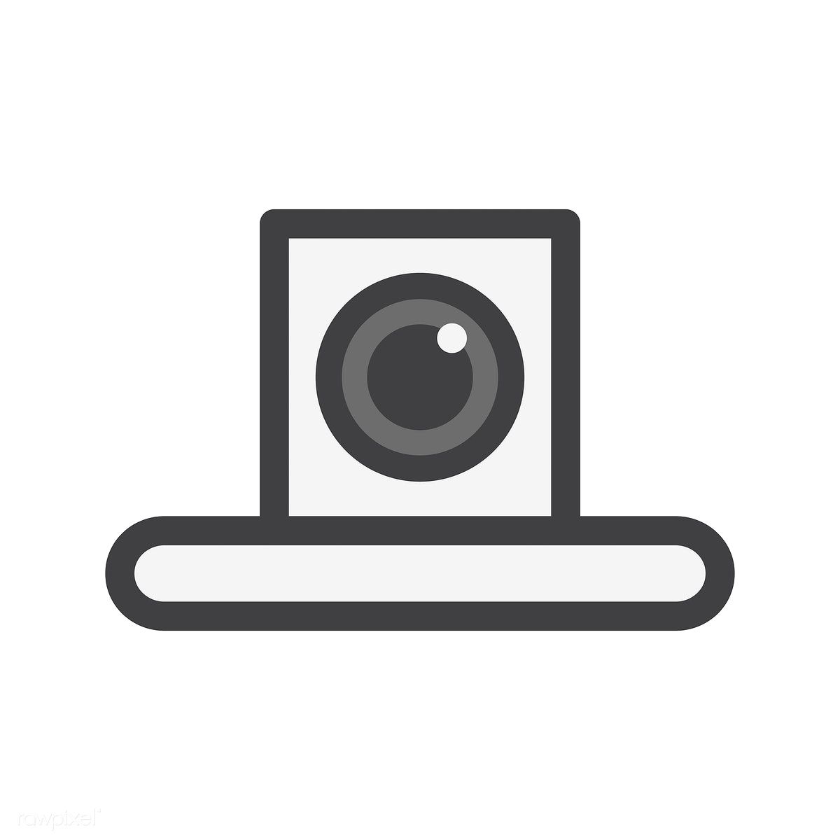 1200x1200 Illustration Of Webcam Icon Free Image