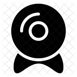 256x256 Webcam Icon Of Glyph Style