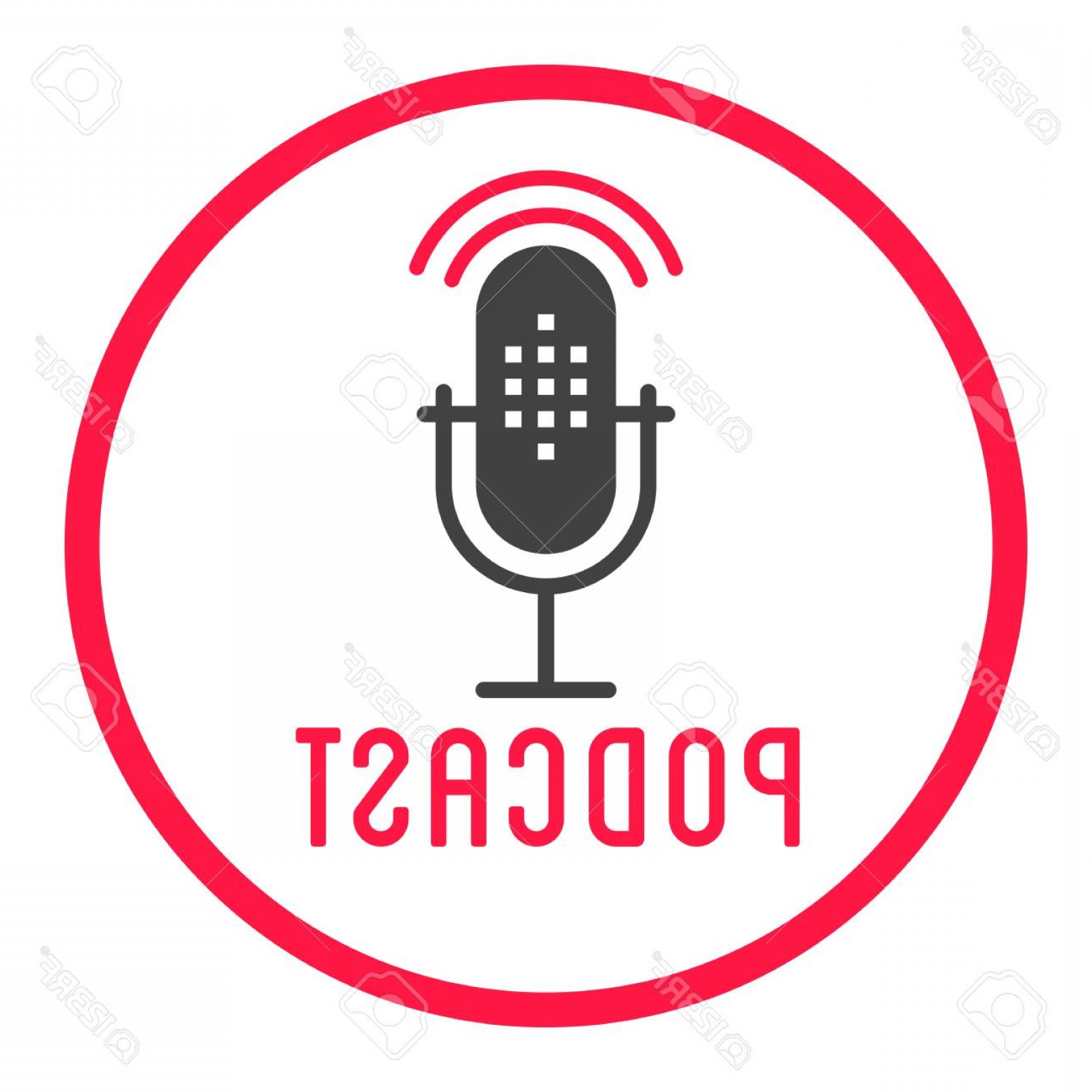 1560x1560 Radio Show Icon Vector Catchsplace