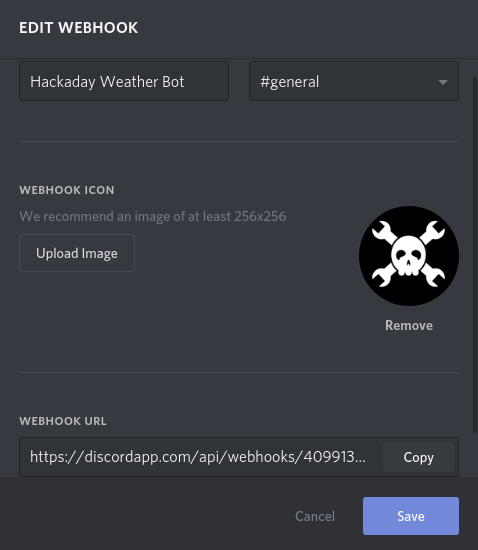 Create A Discord Webhook With Python For Your Bot Hackaday 478x550 Create A Discord Webhook With Python For Your Bot Hackaday