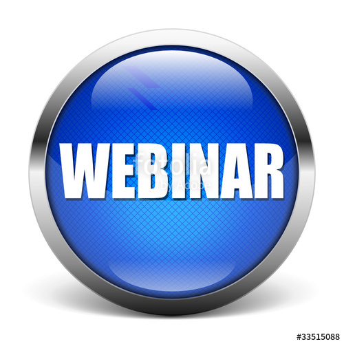 500x500 Blue Webinar Icon Stock Image And Royalty Free Vector