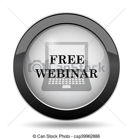 Free Webinar Icon Internet Button On White Background 450x470 Free Webinar Icon Internet Button On White Background