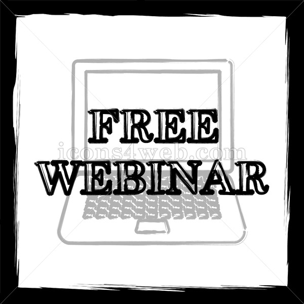 Free Webinar Sketch Icon 600x600 Free Webinar Sketch Icon