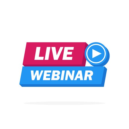 Live Webinar Button, Icon, Emblem, Label 450x450 Live Webinar Button, Icon, Emblem, Label