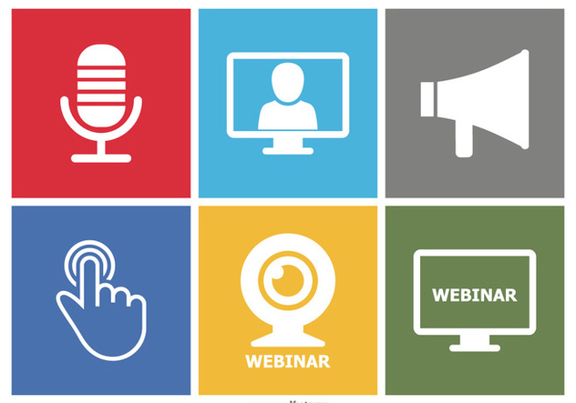 Webinar Flat Icon Set Free Vector Download Cannypic 632x443 Webinar Flat Icon Set Free Vector Download Cannypic