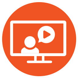 256x256 Webinar Video Icon