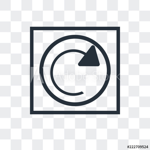 500x500 Reload Webpage Icon Isolated On Transparent Background Modern