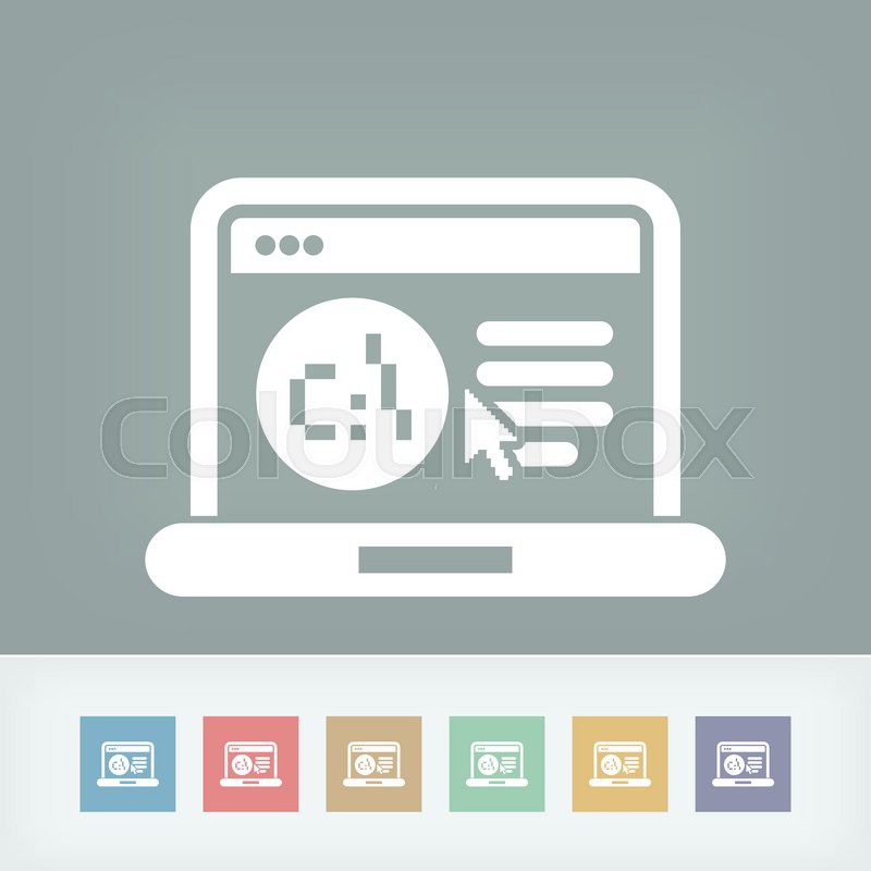 800x800 Software Language Webpage Icon Stock Vector Colourbox