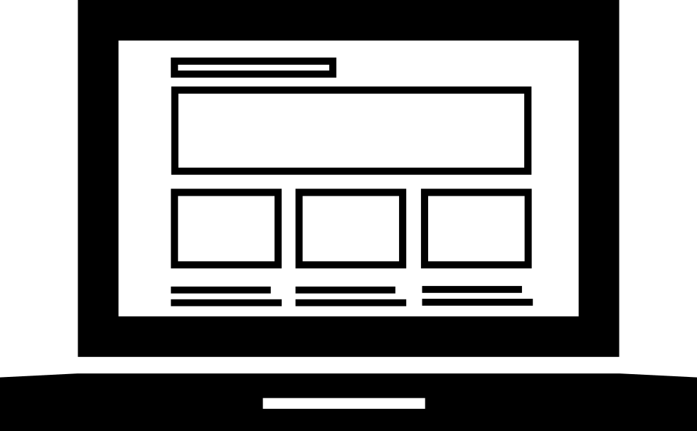 980x606 Responsive Webpage On Laptop Monitor Screen Png Icon Free