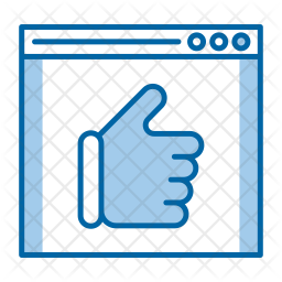 256x256 Favorite Webpage Icon Of Colored Outline Style