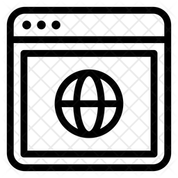 256x256 Global Website Icon Of Line Style