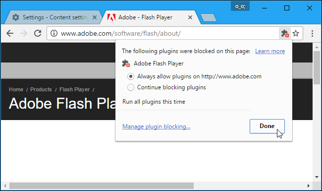 650x385 How To Control Which Websites Can Use Flash In Any Browser