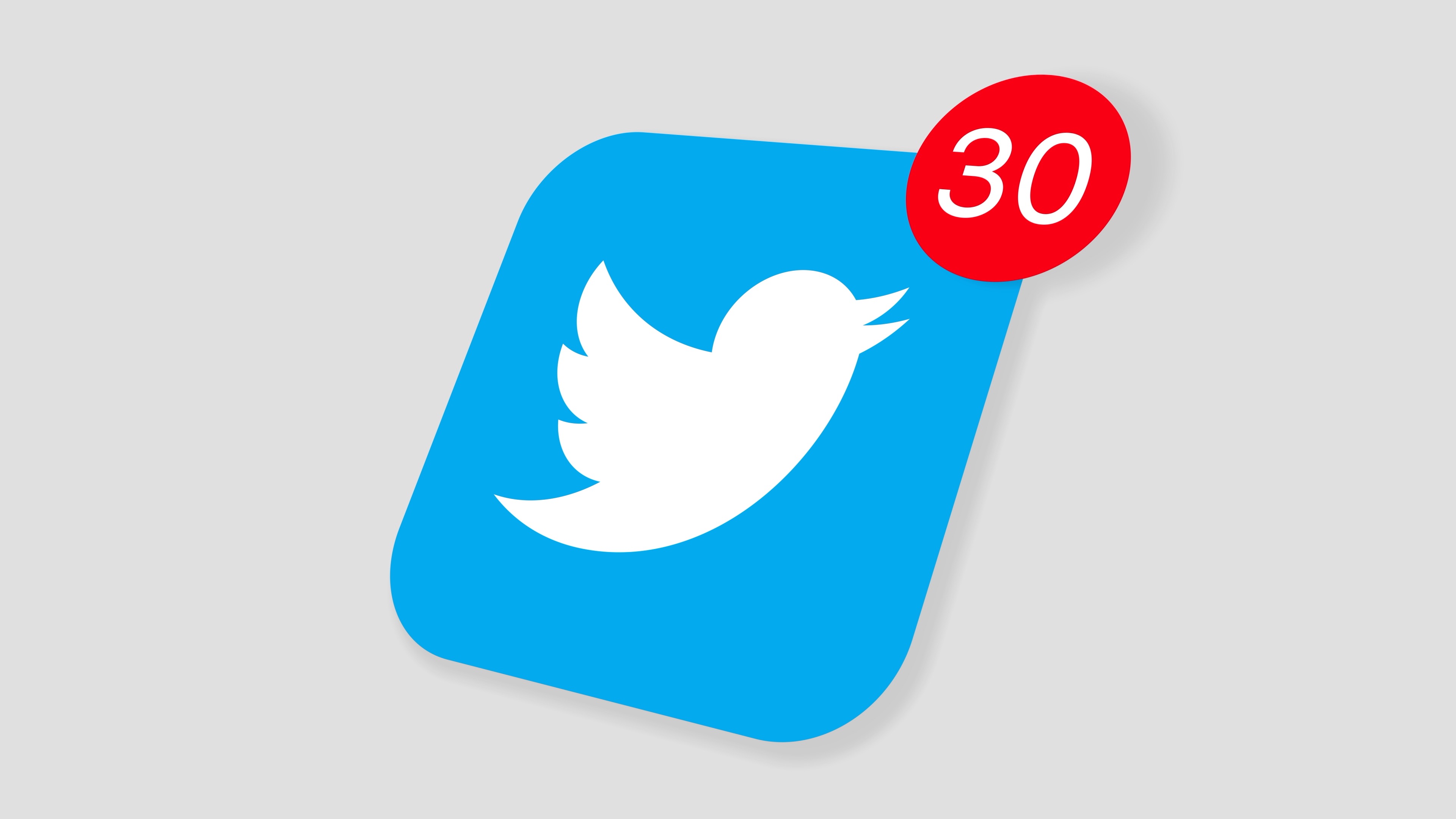 3840x2160 Stock Video Animation Of Twitter Social Media Website Logo App Icon