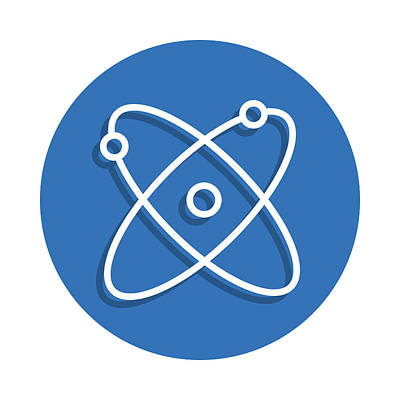 400x400 Atom Icon Element Of Education For Mobile Concept And Web Apps