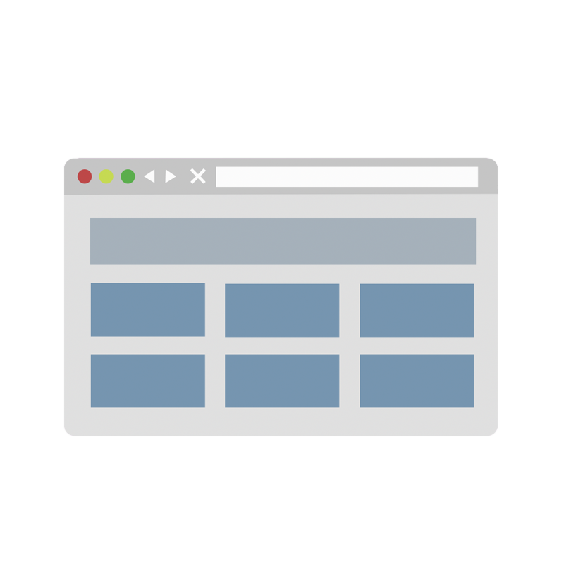 800x800 Web Browser Icon Motion Graphic Stock