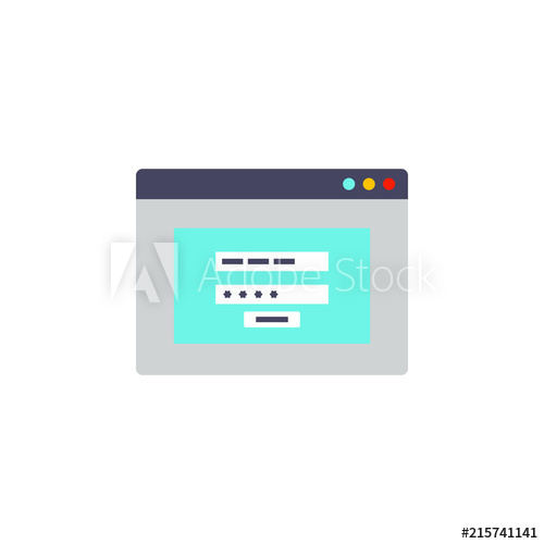 500x500 Code In The Browser Icon Element Of Cyber Security Icon