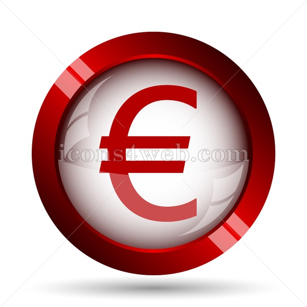 Euro Website Icon High Quality Web Button 600x600 Euro Website Icon High Quality Web Button