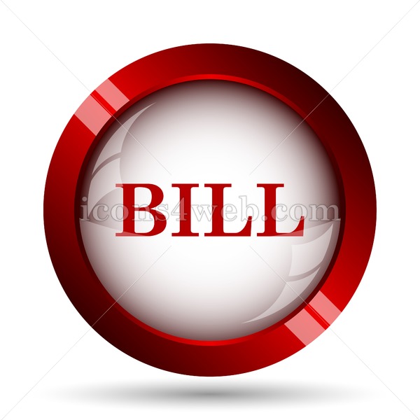 Bill Website Icon High Quality Web Button 600x600 Bill Website Icon High Quality Web Button