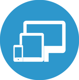 256x257 Icon Blue Website Design Development Bradan