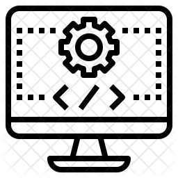 Website Development Icon Of Line Style 256x256 Website Development Icon Of Line Style