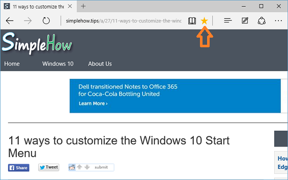 566x354 How To Add Or Remove Favorites In Microsoft Edge Browser