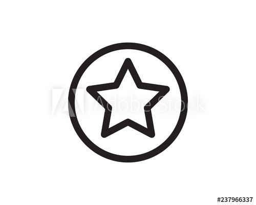 500x400 Favorite Line Icon Illustration Vector,favorite Icon Illustration