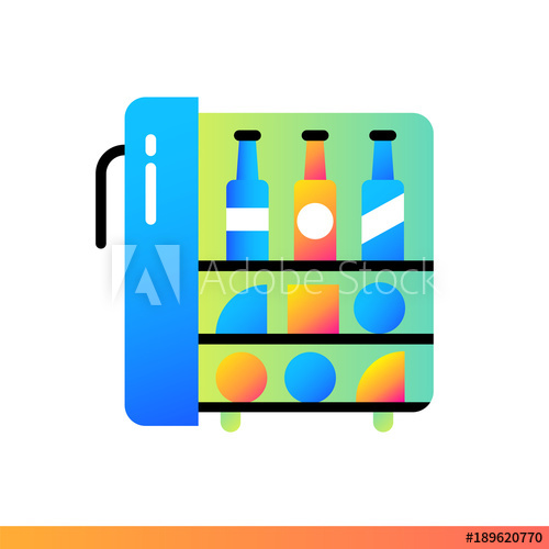 500x500 Flat Icon Minibar Hotel Services Material Design Icon Suitable