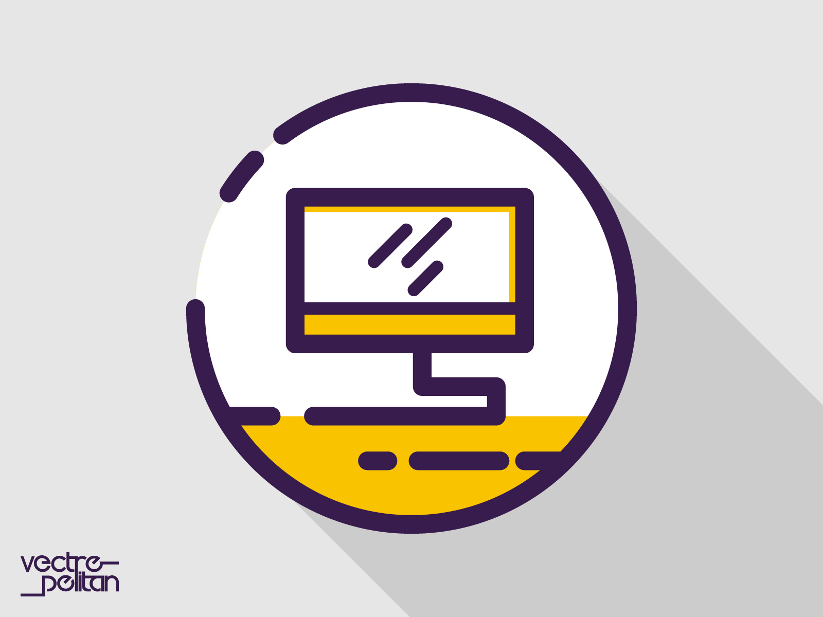 1600x1200 Computer Flat Icon