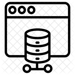 256x256 Web Hosting Icon Of Line Style