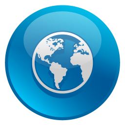 256x256 Website Icon Glossy Social Iconset Social Media Icons