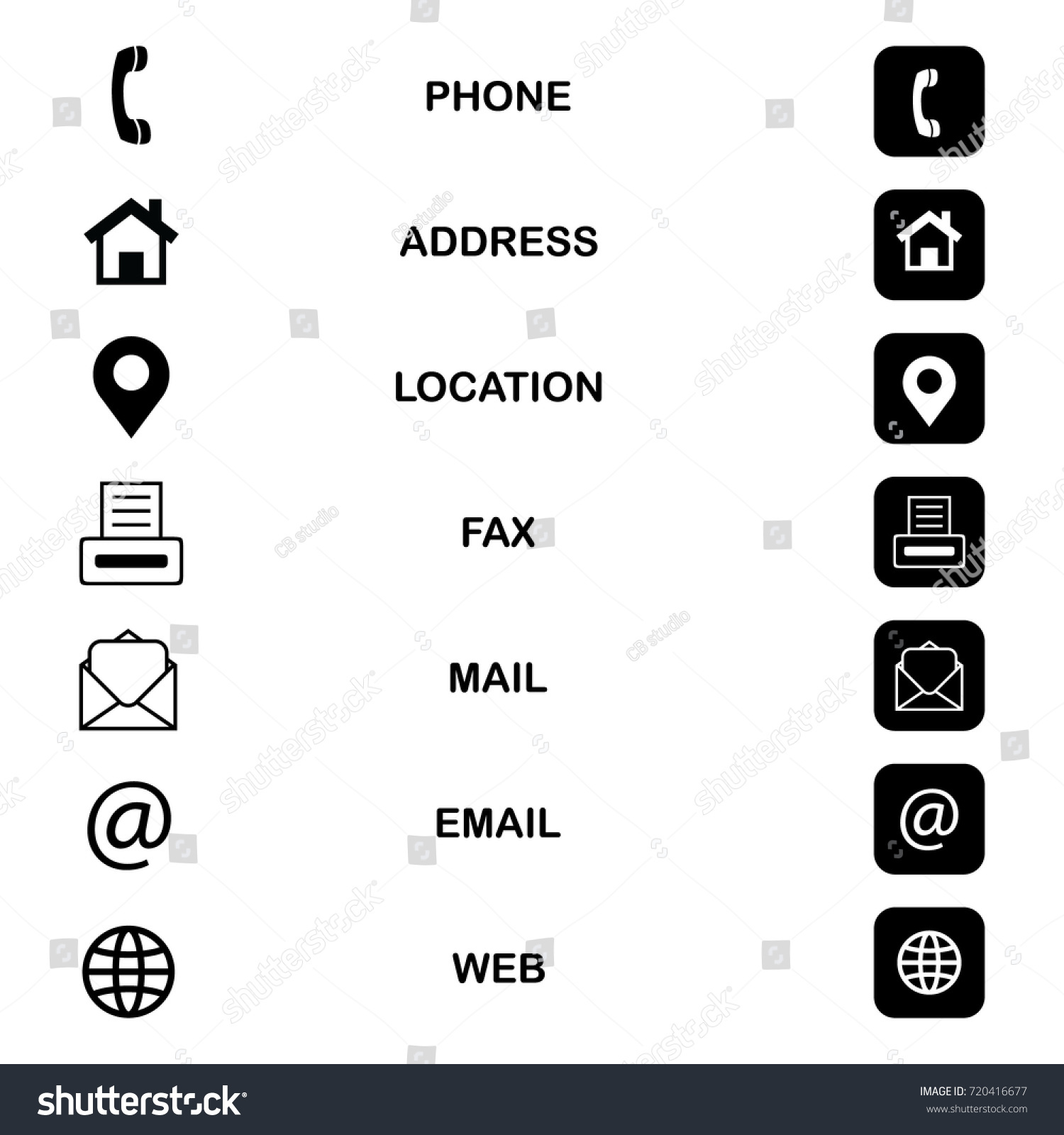 1500x1600 Fax Icon Business Card